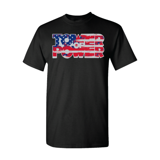 Mens TOP Flag Tee Black