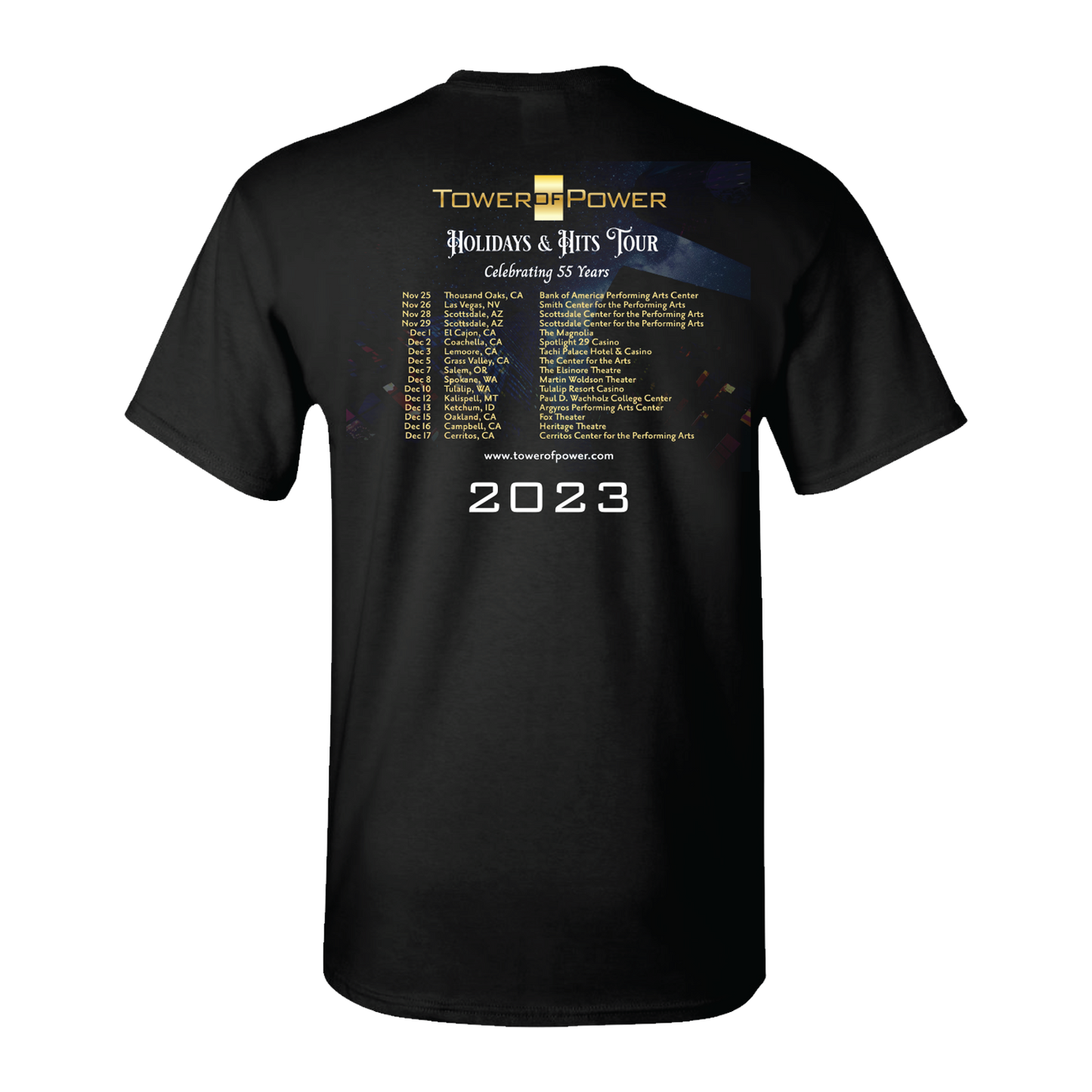 Holiday and Hits 2023 Tour Shirt