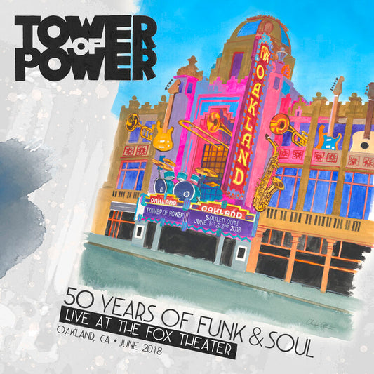 Tower of Power "50 Years of Funk & Soul: Live at the Fox Theater" Vinyl - 2 Album Set